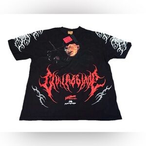 Civil Regime X Freddy Krueger Collab Heavyweight Oversized T-shirt